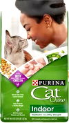 Purina Cat Chow Indoor Dry Cat Food, Hairball + Healthy Weight - 3.15 lb. Bag