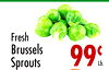 Fresh
Brussels
Sprouts
99¢
Lb.