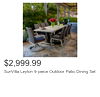SunVilla Leyton 9-piece Outdoor Patio Dining Set