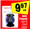 Solar-Powered Light & Insect Zapper