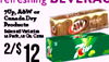 CanadaDry Products 2/$ 12