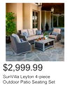 SunVilla Leyton 4-piece Outdoor Patio Seating Set