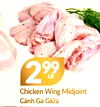 2 99 LB Chicken Wing Midjoint Cánh Gà Giü'a