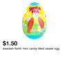 swedish fish® mini candy filled easter egg