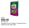 Standlee Premium Western Forage Premium Alfalfa/Timothy Hay Pellet Horse Feed, 40 lb.