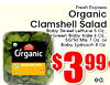 Fresh Express Organic Clamshell Salad Baby Sweet Lettuce 5 Oz., Green Baby Kale 6 Oz., 50/50 Mix 7 Oz. or Baby Spinach 8 Oz. Fresh Organic ea.