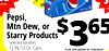 pepsi CKOUT - 10 I Pepsi, Mtn Dew, or $ Starry Products Selected Varieties 12 Pk/12 Oz. Cans 365 PLUS 10% ADDED AT CHECKOUT