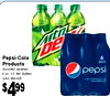 MtnL De Pepsi-Cola 6 pock Products Assorted Varieties pepsi 6 pk 1/2 lter Bottles (plus deposit) $499