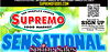 TO SUPREMOFOODS.COM THE PEOPLE'S CHOICE SUPREMO Scan Code To SIGN UP Join Our Mailing List Today! FOOD MARKET SENSATIONAL Spring Sales