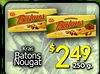 Batons - - - Batons - Kras Batons Nougat 2 49 g. 250