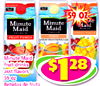 59 OZ Minute te Minute Maid Maid PREMIUM FRUIT PUNCH Minute Maid fruit drinks 28 asst flavors 59 oz L$ Bebidas de fruta