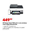 44999 HP Smart Tank 7301 all-in-one wireless color inkjet tank printer Uses HP 31 series ink Up to 2 years ink in bottles included 24506696