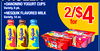 DANONINO YOGURT CUPS Variety, 6 pk. NESQUIK FLAVORED MILK Variety, 14 oz. for I I I Nesquik Nesquik Nesquik