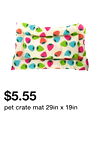 pet crate mat 29in x 19in