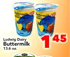 I plain Ludwig Dairy Buttermilk 1 Mate 45 13.6 oz.