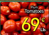 Plum Tomatoes 69 Lb.