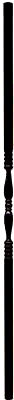30" Black Colonial Aluminum Spindle