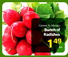 Grown In Mexico Bunch of Radishes 1 49 ea.