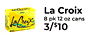 La Croix 8 pk 12 oz cans 3/$10