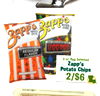 REGULAR FLAVOR 8 oz Bag Selected Zapp's Potato Chips 2/$6