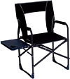 Folding Director's Chair with Side Table