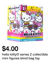 hello kitty® series 2 collectible mini figures blind bag toy