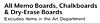 All Memo Boards, Chalkboards & Dry-Erase Boards Excludes items in the Art Department