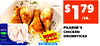 $179 /LB. PILGRIM'S CHICKEN DRUMSTICKS 3 lbs. or more 4 9