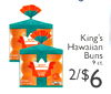 King's Hawaiian Buns 9 ct. 2/$6