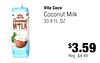 Vita Coco VITA Coconut Milk COCO Coconut 33.8 FL OZ $3.59 ORIGINAL Reg. $4.49