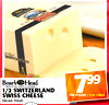 Imported Boar's Head 1/2 SWITZERLAND 799 SWISS CHEESE PER POUND/ POR LIBRA Sliced Fresh