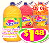 128 OZ ampico Tampico Tampico Tampico bebida citrica 128 oz L$ 48 Citrus punch