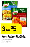 Knorr Pasta or Rice Slides