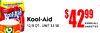 429919$
Kool-Aid
12/8 QT., UNIT $3.58
43000-ALLVARIETIES