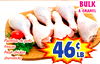 BULK A GRANEL Piernitas de pollo frescas Fresh chicken drumsticks