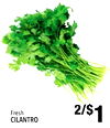Fresh 2/$1 CILANTRO