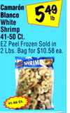 White Shrimp 41-50 Ct.