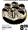 Our Very Own OREO CAKE 8 inch 899 ??.