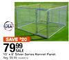 10' x 6' Silver Series Kennel Panel