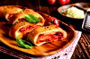 Pepperoni and Cheese Strombolis