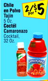 Tajin 5 Oz., Camaronazo Cocktail, 32 Oz.