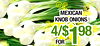 MEXICAN KNOB ONIONS 4/$ FOR