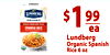 - - LUNDBERG FAMILY FARME ORGANIC $1 99 WHOLE GRAIN RICE FILAP SPANISH RICE ea Lundberg - Organic Spanish - Rice 6 oz