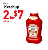 Heinz Ketchup 44 oz. HEINZ - TOMATO SIMPLY