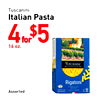 Tuscanini Italian Pasta 16 oz. TUSCANINI Rigatoni - - - - Assorted