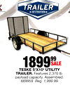TESKE 5'X10' UTILITY TRAILER
