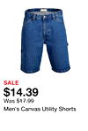 Men's Canvas Utility Shorts