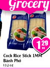 Grocery 29 1 Cock Rice Stick 1MM Bánh Pho 13.2 oz