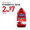 Ocean Spray Cranberry Juice 64 oz. Ocean Spray ORIGINAL - -