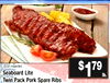 USDA Inspected Seaboard Lite $179 lb. Twin Pack Pork Spare Ribs
